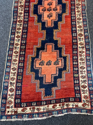 Antique Meshkin runner from Northwest Persia, lovely primitive design. Age: 19th century. Woven on wool foundation. Size circa 295x105cm / 9‘7ft by 3‘4ft http://www.najib.de         