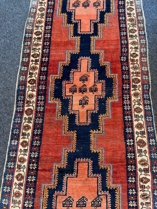 Antique Meshkin runner from Northwest Persia, lovely primitive design. Age: 19th century. Woven on wool foundation. Size circa 295x105cm / 9‘7ft by 3‘4ft http://www.najib.de         