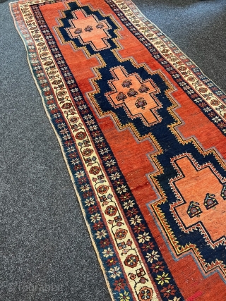 Antique Meshkin runner from Northwest Persia, lovely primitive design. Age: 19th century. Woven on wool foundation. Size circa 295x105cm / 9‘7ft by 3‘4ft http://www.najib.de         