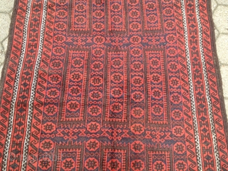 Antique Baluch rug, size: 223cm x 131cm / 7'3''ft x 4'3''ft www.najib.de                     