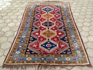 Antique Luri rug from Southpersia, size: 265x155cm / 8'7''ft x 5'1''ft Age: circa 1900 www.najib.de                  