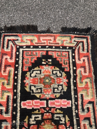 A very nice antique Tibetan Khaden, size: 140x97cm / 4'6''ft by 3'2''ft                     