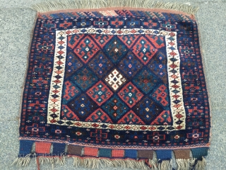 Antique Kurdish Jaf bagface. Size : ca 77cm x 65cm / 2'6''ft x 2'2''ft                   