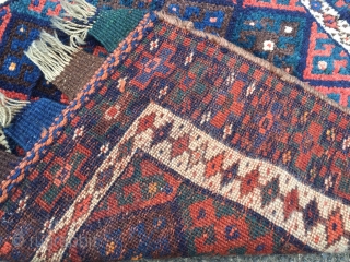 Antique Kurdish Jaf bagface. Size : ca 77cm x 65cm / 2'6''ft x 2'2''ft                   