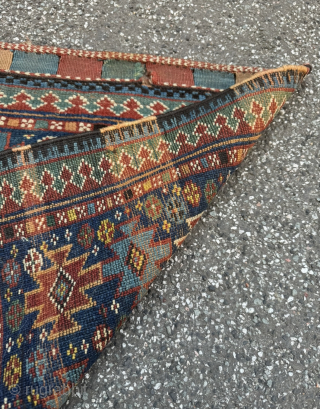 A very nice antique Shahsavan bagface, 19th century. Size: circa 60x55cm / 2ft by 1,8ft http://www.najib.de                 