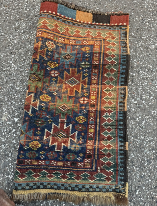 A very nice antique Shahsavan bagface, 19th century. Size: circa 60x55cm / 2ft by 1,8ft http://www.najib.de                 