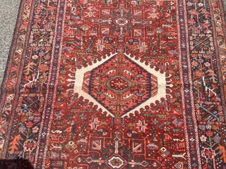 A very nice Persian Karaja rug from the 1920‘s, size ca. 190x145cm / 6‘2ft by 4‘8ft http://www.najib.de                