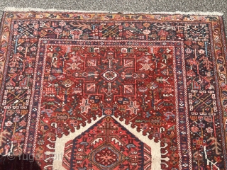 A very nice Persian Karaja rug from the 1920‘s, size ca. 190x145cm / 6‘2ft by 4‘8ft http://www.najib.de                