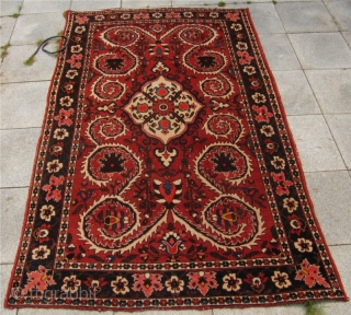 Just out of a North-German estate: Antique Persian Bakhtiary rug, circa 1920. Size: ca 220x140cm / 7'2'' x 4'6''              