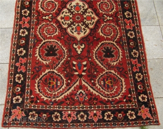 Just out of a North-German estate: Antique Persian Bakhtiary rug, circa 1920. Size: ca 220x140cm / 7'2'' x 4'6''              