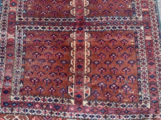 Antique Turkmen Yomud Ensi, 19th century. Size: circa 170x130cm / 5’6ft by 4’3ft http://www.najib.de                   