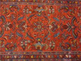 Antique Persian Lilian rug with beautiful drawing. Age: circa 1900. Size: ca 195x130cm / 6'4'' x 4'3''                