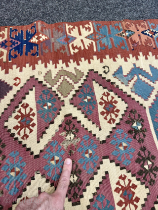 Beautiful antique Kilim from Central-Anatolia, age: 19th century, size: circa 340x150cm / 11,2ft by 5ft http://www.najib.de                 
