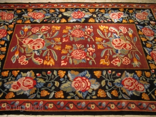 Highly decorative antique Bessarabian piled rug. Circa 1900. Good condition. Size:ca. 310x195cm / 10`2`` x 6'4''ft                 