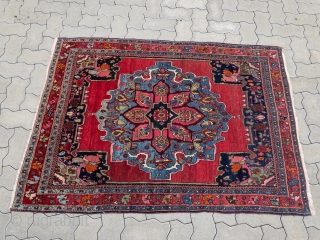 Fine antique Persian Bidjar rug, size: 150x110cm / 5ft x 3'6''ft                      