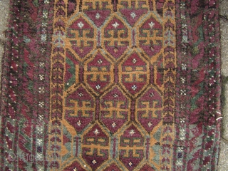 Antique Baluch Balisht. Good condition. Size: 85x47cm /2'8''x1'6''ft                         