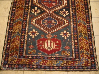 Beautiful antique Caucasian Shirvan rug. 19th century. Good overall condition. size: ca 260x140cm / 8'5'' x 4'6''                