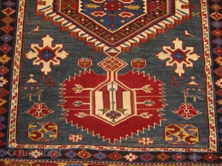 Beautiful antique Caucasian Shirvan rug. 19th century. Good overall condition. size: ca 260x140cm / 8'5'' x 4'6''                