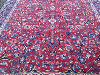 Large antique Persian Tabriz carpet from the 1920´s, very decorative. Size: ca. 465x370cm / 15'3''ft x 12'2''ft                