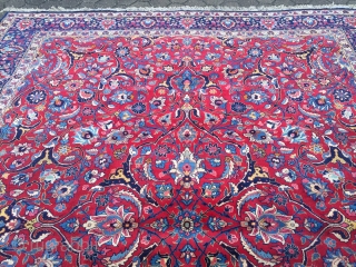 Large antique Persian Tabriz carpet from the 1920´s, very decorative. Size: ca. 465x370cm / 15'3''ft x 12'2''ft                