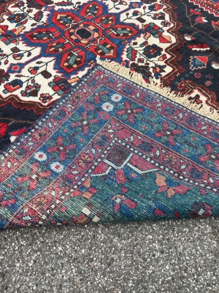 Beautiful antique Persian Bakhtiary village rug, age circa 1920. Size: ca. 305x160cm / 10ft by 5’3ft http://www.najib.de                