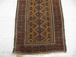 Rare antique Baluch runner. Very decorative. Size: ca 370x93cm / 12'2'' x 3'ft www.najib.de
                   