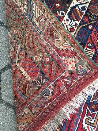 Lovely small antique Veramin rug, size: 105x85cm / 3'5''ft x 2'8''ft www.najib.de                     