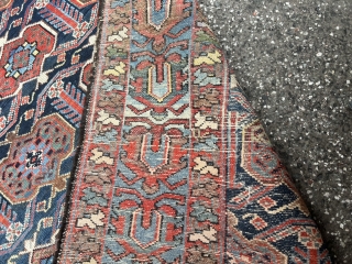 A fine antique Persian Malayer rug. The design can often be seen in Afshar rugs. Size ca. 190x140cm / 6‘3ft by 4‘6ft           