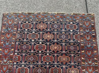 A fine antique Persian Malayer rug. The design can often be seen in Afshar rugs. Size ca. 190x140cm / 6‘3ft by 4‘6ft           