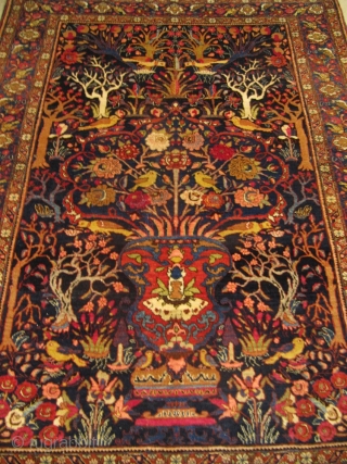 Fine Bakthiary tree of life rug with elegant drawing. circa 1920. Origin: western Central-Persia. Size: 190x140cm / 6'3'' x 4'6''ft             