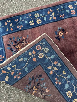 Antique Chinese Peking rug, size: circa 205x125cm / 6’7ft by 4’1ft http://www.najib.de                     