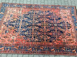 Fine antique Persian Bidjar rug on wool foundation, size: ca. 210x135cm / 6'9''ft x 4'4''ft                  