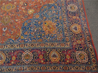 Fine large antique Persian Tabriz. Early 20th century. Size: ca. 17'1''x11'7''ft / 520x355cm                    