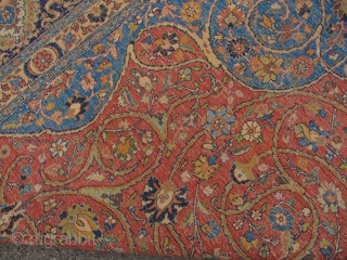 Fine large antique Persian Tabriz. Early 20th century. Size: ca. 17'1''x11'7''ft / 520x355cm                    