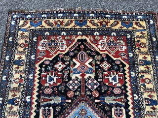 A very nice antique Persian Luri tribal rug, good condition, shiny wool. Size: ca. 280x150cm / 9'2''ft by 5ft              