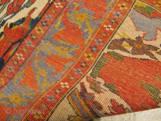 A very beautiful Bidjar rug. Age: circa 1870. Size:ca.170x130cm / 5'6''x4'3''ft                      