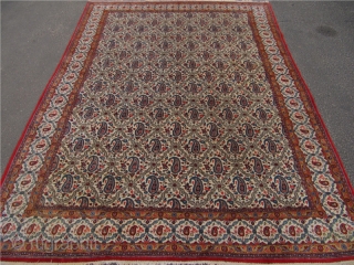Antique Persian Qum carpet. Circa 1930. Size: 315cm x 220cm / 10'4'' x 7'2'' More pictures on www.najib.de               