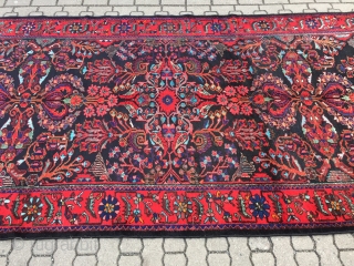 Fine antique Persian Lilian rug, very decorative, good condition, size: ca. 335x175cm / 11ft x 5'8''ft
                 