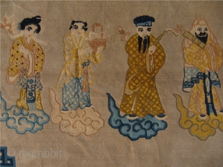 Very nice Chinese Peking pictorial rug. Circa 1920. Size: ca 245x105cm / 8'1'' x 3'5'' www.najib.de                 