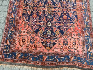 Fine antique Persian Bidjar rug on wool foundation, size: ca. 210x135cm / 6'9''ft x 4'4''ft                  