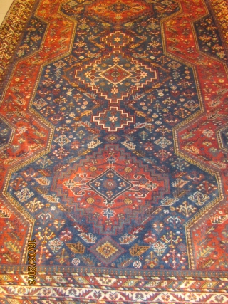 Chiraz Persian antique rug, end of 19th century, perfect condition
size: 295 X 220                    