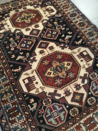 ref: S2282 / Kuba Konagend Caucasian antique rug, 19th century, perfect condition.
size: 1.70 X 1.30                  