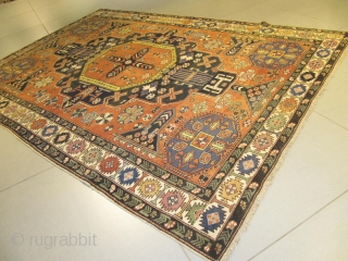 ref:1668/Kuba Konagend Caucasian antique rug , perfect condition , size 2.45 x 1.60 , 8' x 5'3                