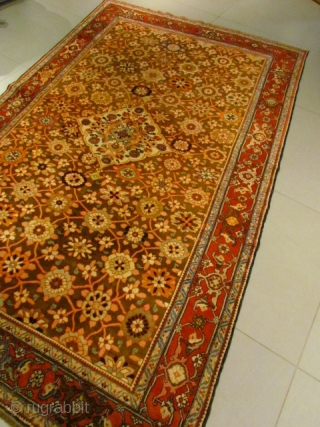 ref: S232 /Karabagh Caucasian Antique Rug ,perfect Condition , size 2.90x1.80 cm , 9'6"x5'11"                   