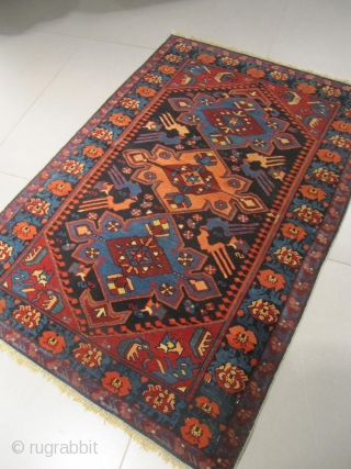 ref: S180 / Kuba Alpan,caucasian antique rug,end of 19th century,excellent condition, no repairs at all.   
size: 4'7 x 3'1  /  1.40 x 0.94
Contact number: 0096170381112    