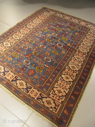 S-324KUBA TCHITCHI , CAUCASIAN ANTIQUE RUG , 19TH CENTURY , EXCELLENT CONDITION.
size: 5'1 x 3'11  /  1.55 x 1.19            