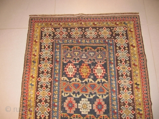 ref: S20 / KUBA TCHITCHI CAUCASIAN ANTIQUE RUG, 19TH CENTURY  , PERFECT CONDITION 
size: 1.50 X 1.00  /  4' X 3'         