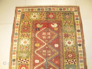 ref: S227 / ANATOLIAN MELAS ANTIQUE RUG 19TH CENTURY , PERFECT CONDITION 
size: 1.40 X 1.00  /  4' X 3'           