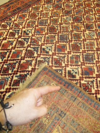 e) Daghestan caucasian rug, 19th century, perfect condition
size: 1.90 X 1.35  /  6' X 4'                