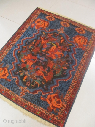 i) Kuba zeichour caucasian rug, 19th century, perfect condition
size: 130 X 100  /  4' X 3'               